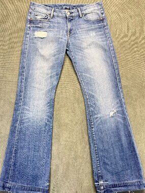 Citizens of Humanity Faye 003 Flare Jeans Size 31 Low Rise Y2K Stretch Denim
